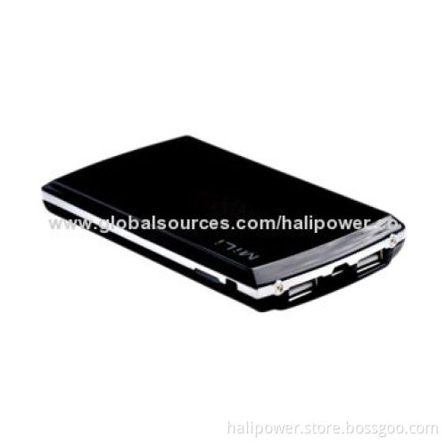 Dual-USB Output Portable Power Bank with 6,000mAh Capacity